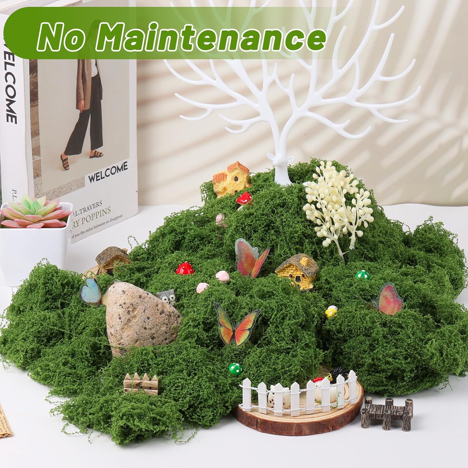 30/50/100g Zielony Sztuczny Me – Sphagnum Moss Dry recenzja i cena